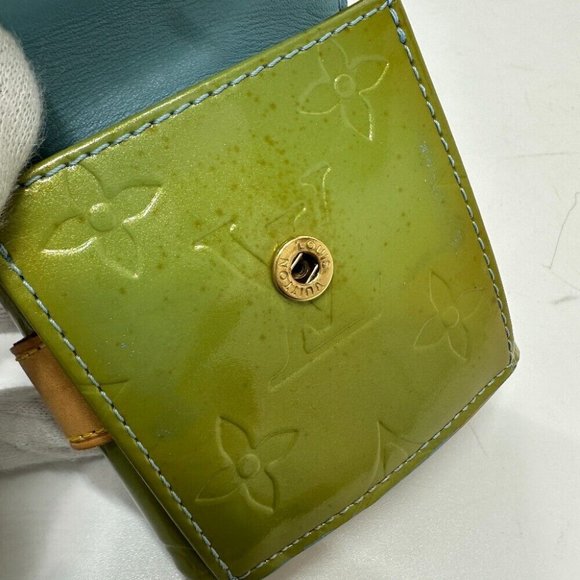 LOUIS VUITTON MonogramVernis Lafayette-Street Bangle Bracelet Green - Picture 7 of 11